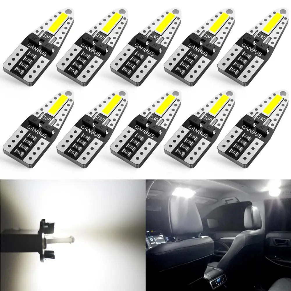 10 светодиодов Canbus W5W 194 внутренние автомобильные фары для Toyota Land Cruiser Prado 150 Avensis Prius
