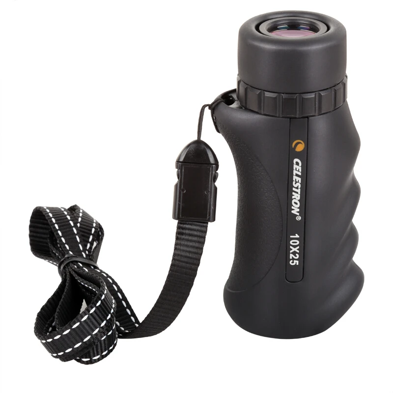 CELESTRON природа 10x25 монокулярный телескоп Водонепроницаемый компактный портативный для кемпинга ручной Bak4 призма Карманный Spyglass