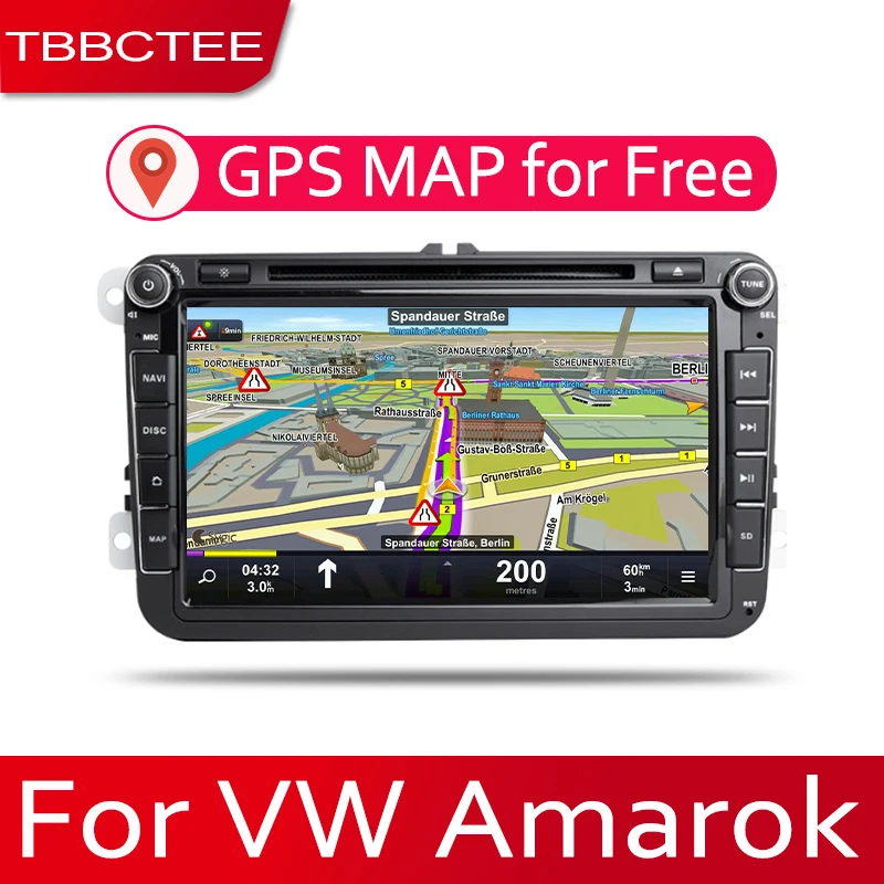 TBBCTEE Android 2 Din Автомобильный Радио Мультимедиа Видео плеер Авто Стерео gps карта для Volkswagen VW Amarok 2010~ медиа Navi DVD