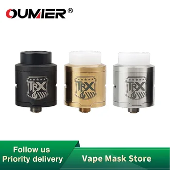 

OUMIER TRX RDA 24mm Diameter 2ml Tank Capacity with Adjustable Side Airflow System Dual Posts Deck Tank VS OUMIER WASP NANO RDA