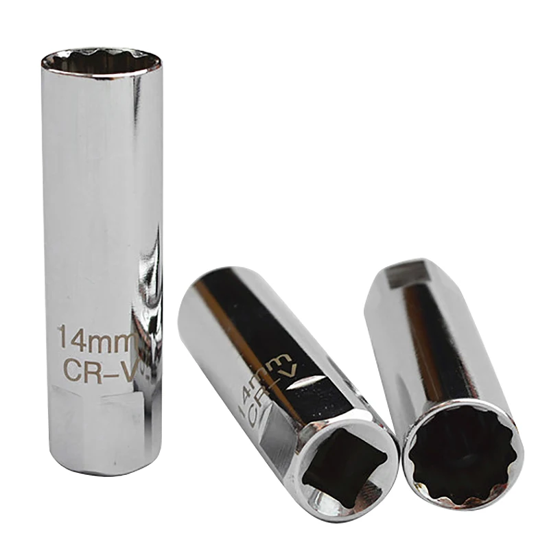 

12 Angle 14mm Three-Stage Spark Plug Disassembly Wrench Fine Spark Plug Socket Wrench Car Repair Tools(20 Pieces)