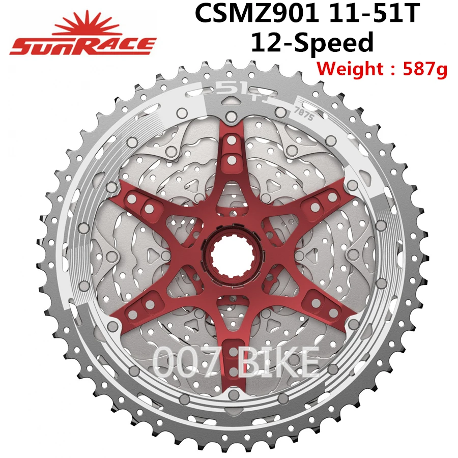 Sunracing CSMZ901 CSMZ601 toda la serie кассеты 12 Скоростей 11 51T CSMZ903 маховик S звездочки