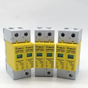 

SPD 1P+N 10KA~20KA ~385VAC 1.5KV House Surge Protector Protective Low-voltage Arrester Device