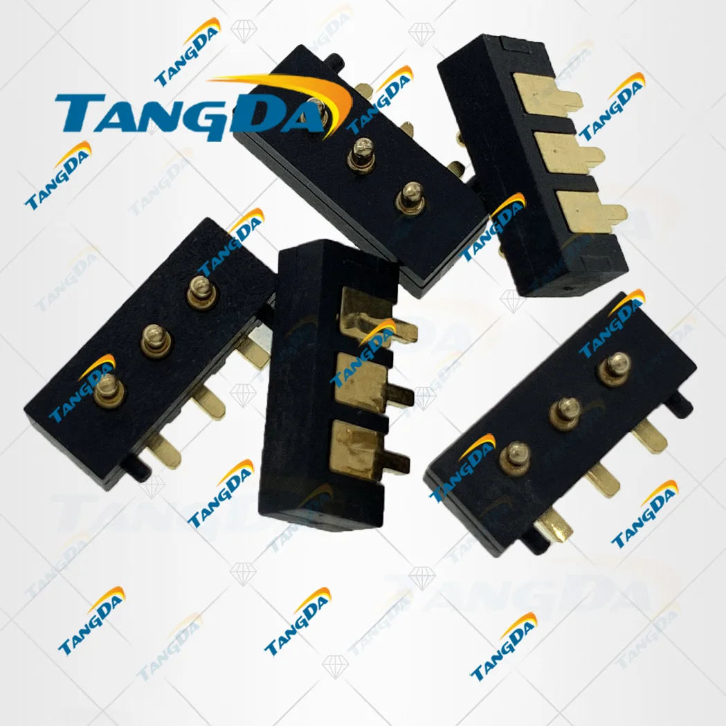 Штырьковый разъем TANGDA pogo 12*6 4*4 8 мм штырь тока интервал 3 (PH) 3p антенна под прямым
