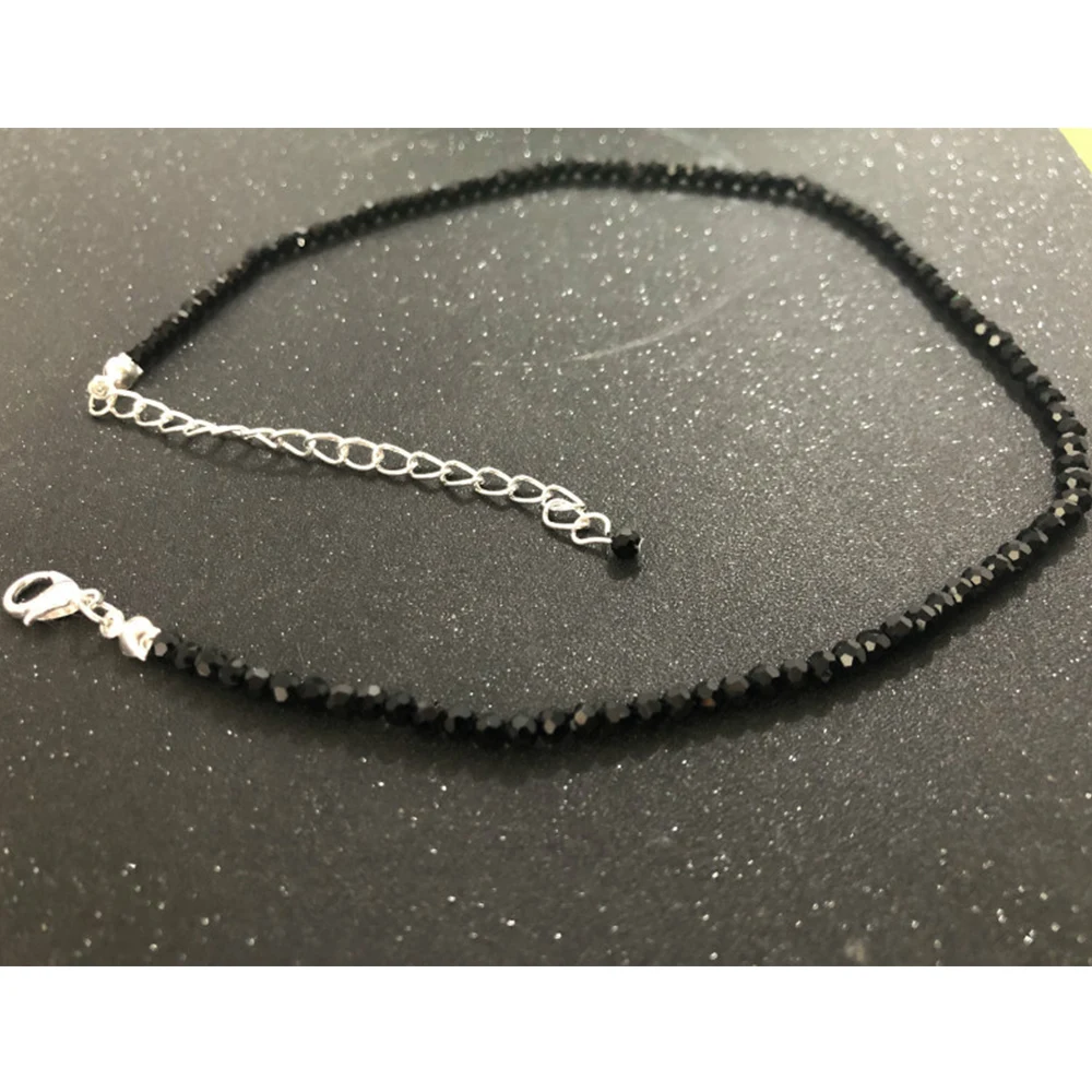 Простой черный бисер короткое ожерелье Женская мода ювелирные изделия Женский Чокер ожерелья бижутерия Femme женские вечерние ожерелье
