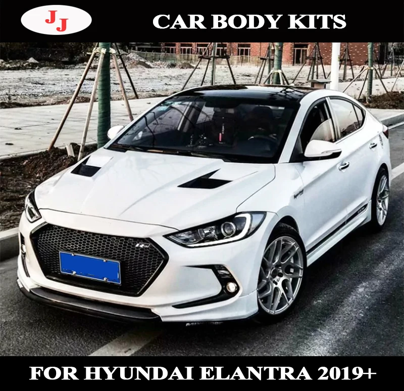Комплект кузова Решетка переднего бампера для Hyundai Elantra 2019 комплект обшивки