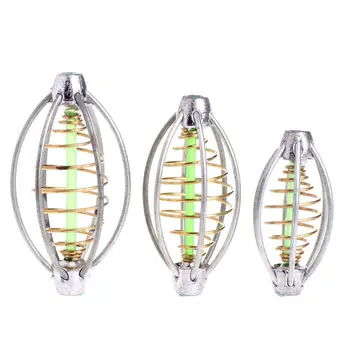 

6 Wire Method Carp Fishing Feeder Swim Feeders Spring Lead Sinker 5cm 6cm 7cm