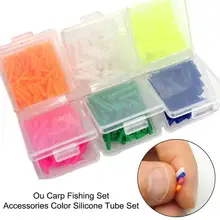 Matériel de pêche en caoutchoucs, Gadgets de pêche à la carpe, manchons de flotteurs de tubes colorés, accessoires de plate forme souples en Silicone 