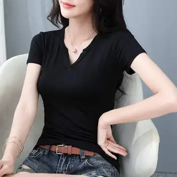 

2020 Tops T Shirt Women Cotton Female Tshirt beige