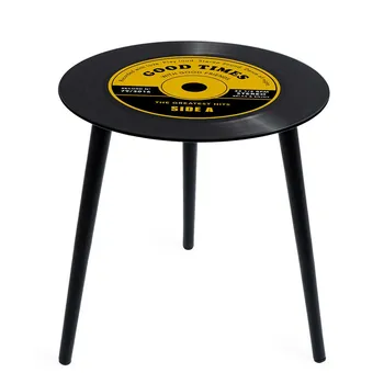 

Balvi side Table Greatest Hits Color shaped yellow dis