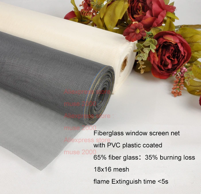 

Gray Fiberglass Window grey screen net fliter width 0.6 1 1.6 2 3 meter Invisible mosquito screen alloy steel window dust-proof