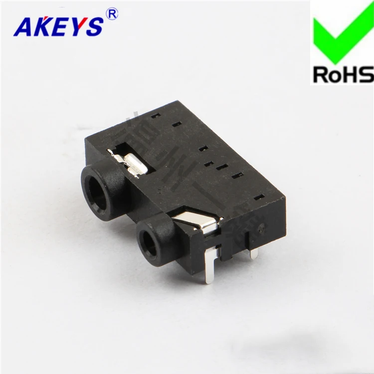 4 шт PJ-357 Мощность socket 3,5 Вход для наушников 9 ножки со штырьком 2 фиксированных ноги <УНК> 3,5 мм гнездо мастер сиденье