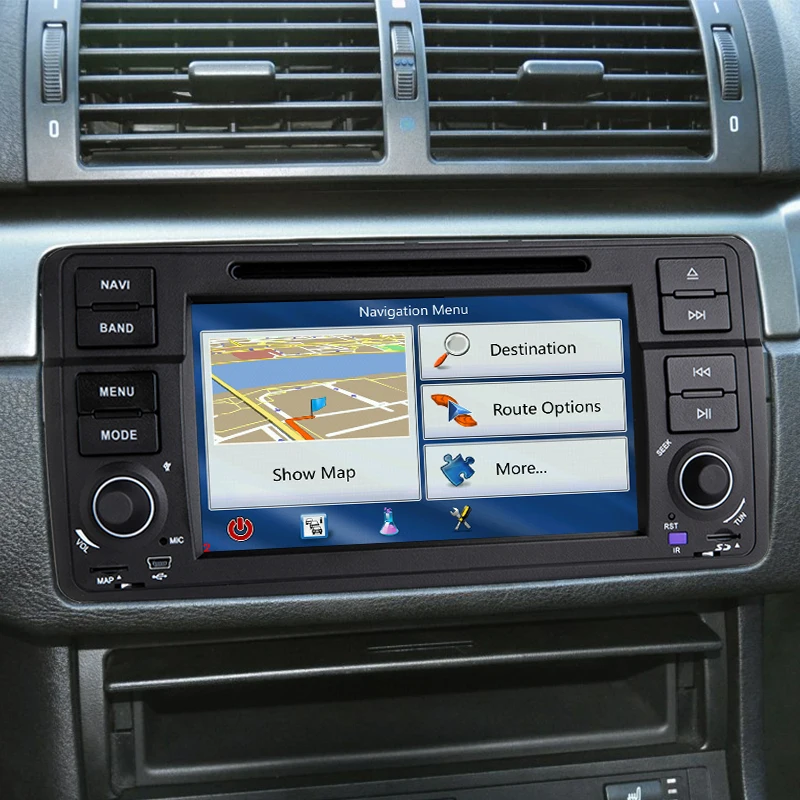 Top 1 Din autoradio android tape recorder Car DVD Player For BMW E46 M3 Rover 75 1998-2006 GPS Navigation WIFI USB 4G obd2 5