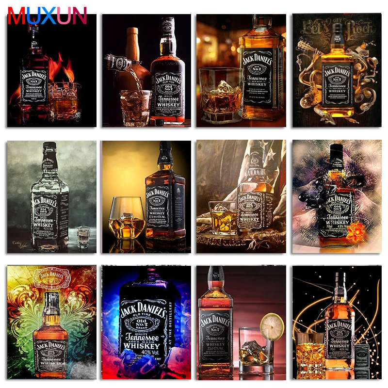 

Muxun Full Square/Round Drill 5D Diy Diamond Painting Bottle Landscape New Diamond Embroidery Full Set 5D Home Decor Gift Jq225