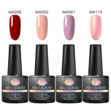 Встречаются по всей 2/4 шт. набор гель-лаков для ногтей 8 мл Блеск УФ-гель набор для Гель-лак для маникюра Набор УФ для ногтей УФ-гель для ногтей