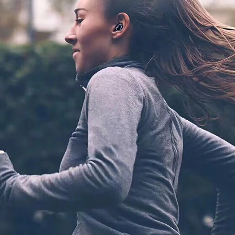Q32 Bluetooth Headset TWS Bluetooth 5 0 Stereo Sports Wireless Automatic Pairing Headset with 650MAh Charging Box