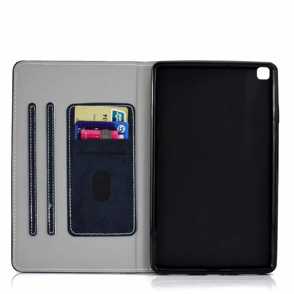 Кожаный PU умный SM-T290 чехол для Samsung Galaxy Tab A 8,0 SM-T295 T290 T295 T297 чехол Funda планшет стенд оболочка
