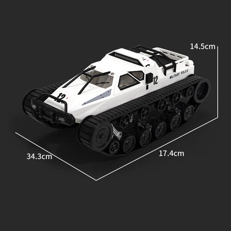 1:12 Tank tracked Car high speed drift EV2 chariot climbing off-road Remote Control Car Large size boy remote control toy car