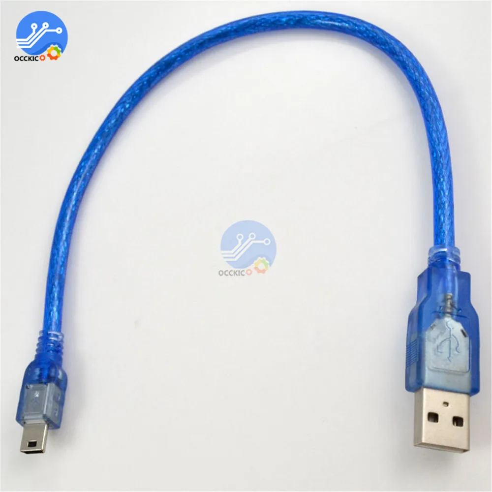 30 см мини USB кабель Mini для быстрой зарядки и передачи данных MP3 MP4 плеера цифровой