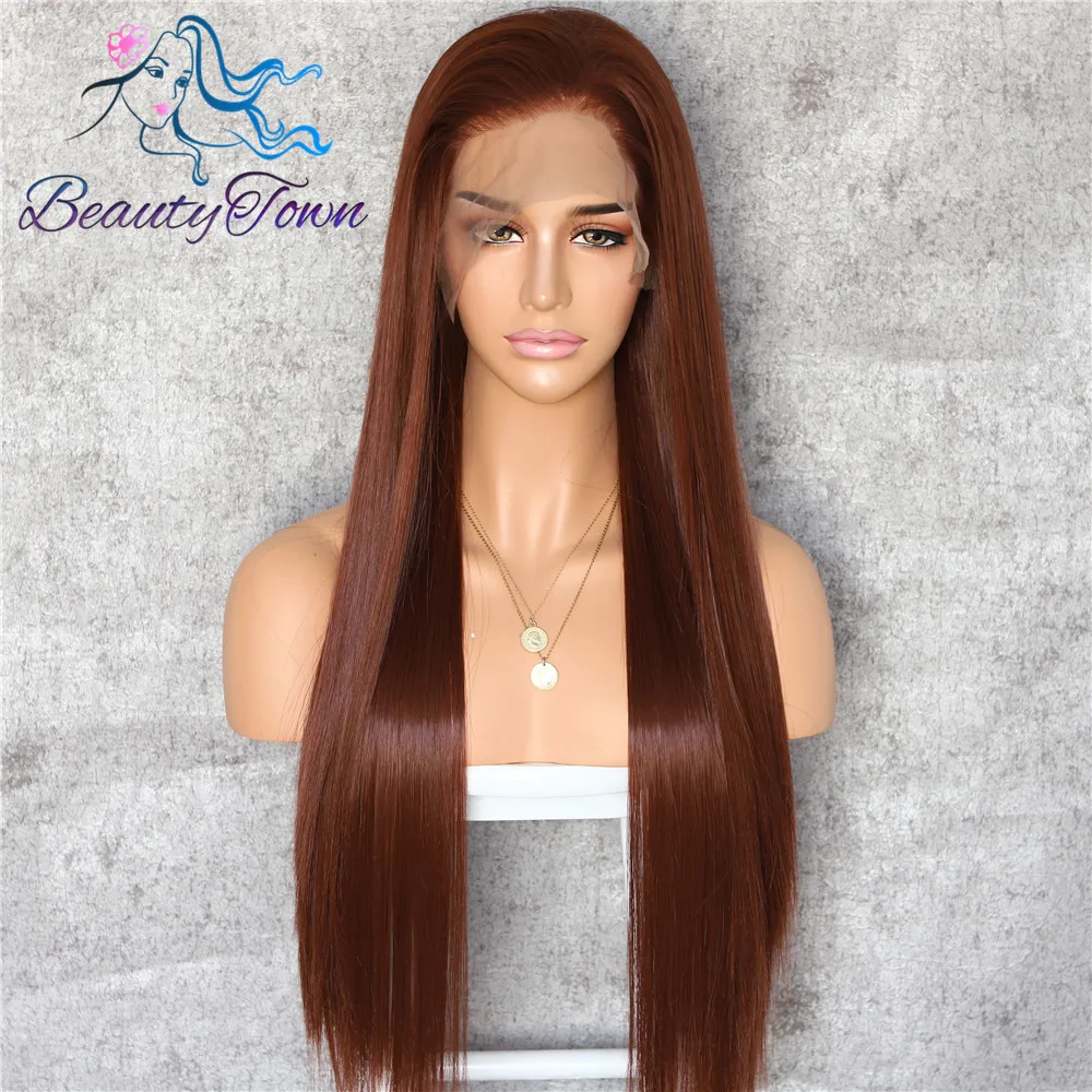 #44 BeautyTown, цвета слоновой кости, блонд, 13x6, часть, Futura, не запутывается, термостойкие волосы, повседневный свадебный макияж, слой, синтетический парик на кружеве - Цвет: #44