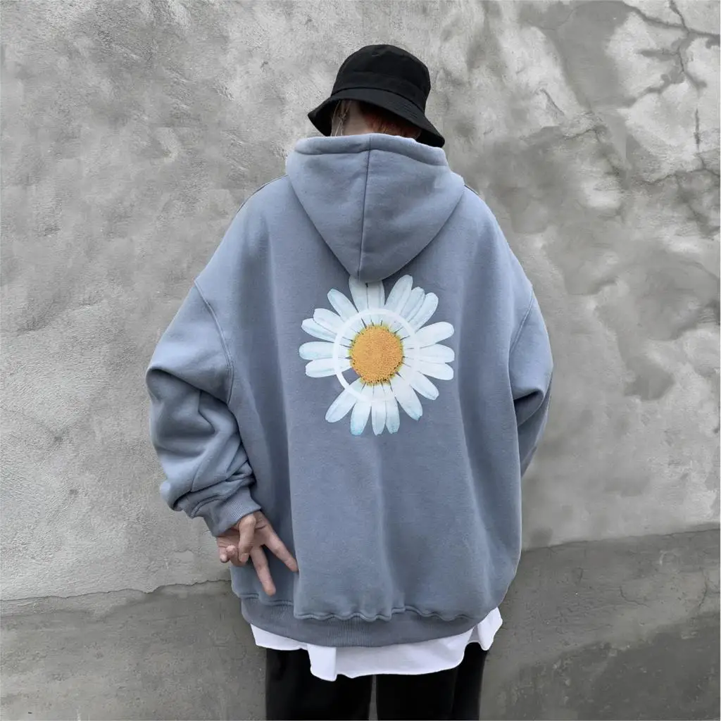 Blue(AsianSize) Privathinker Для мужчин зимние свободные толстовки, ходи Для мужчин s Harajuku Плотная теплая куртка толстовка с капюшоном пуловеры оверсайз Толстовка - Цвет: Blue(AsianSize)