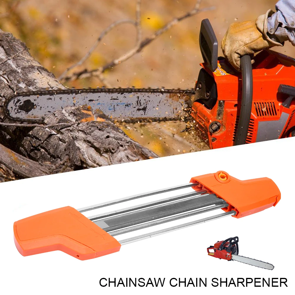 

2 In 1 Professional Chainsaw Chain Sharpener Replacement Chain Grinding Tool Bearing Steel Power Tools Accessories