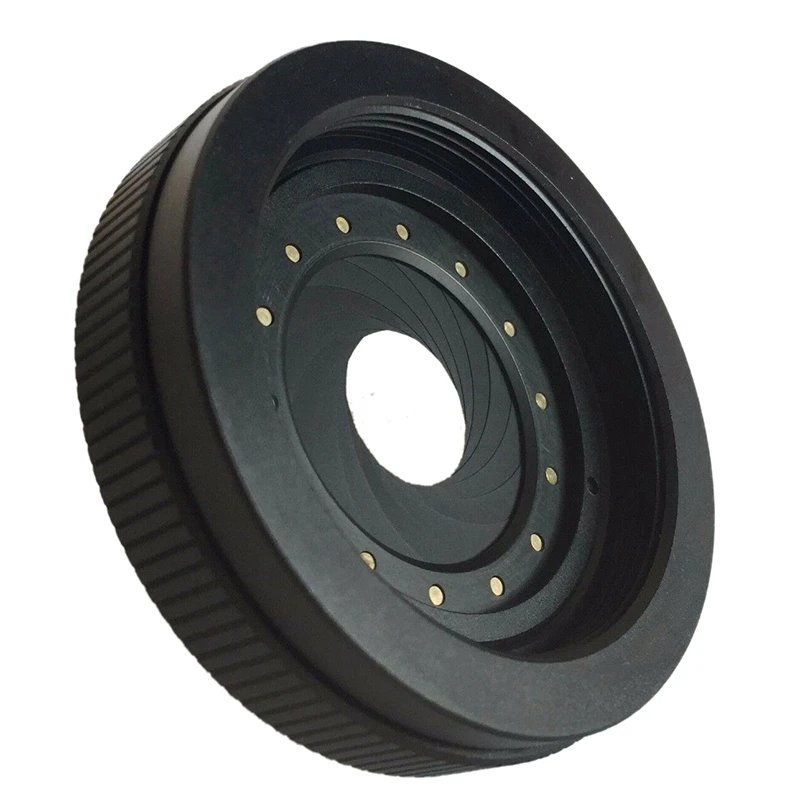 

1.5-25mm Amplifying Adjustable Metal Iris Diaphragm Aperture Condenser Camera Lens Adapter with M42 X1mm Thread Casing
