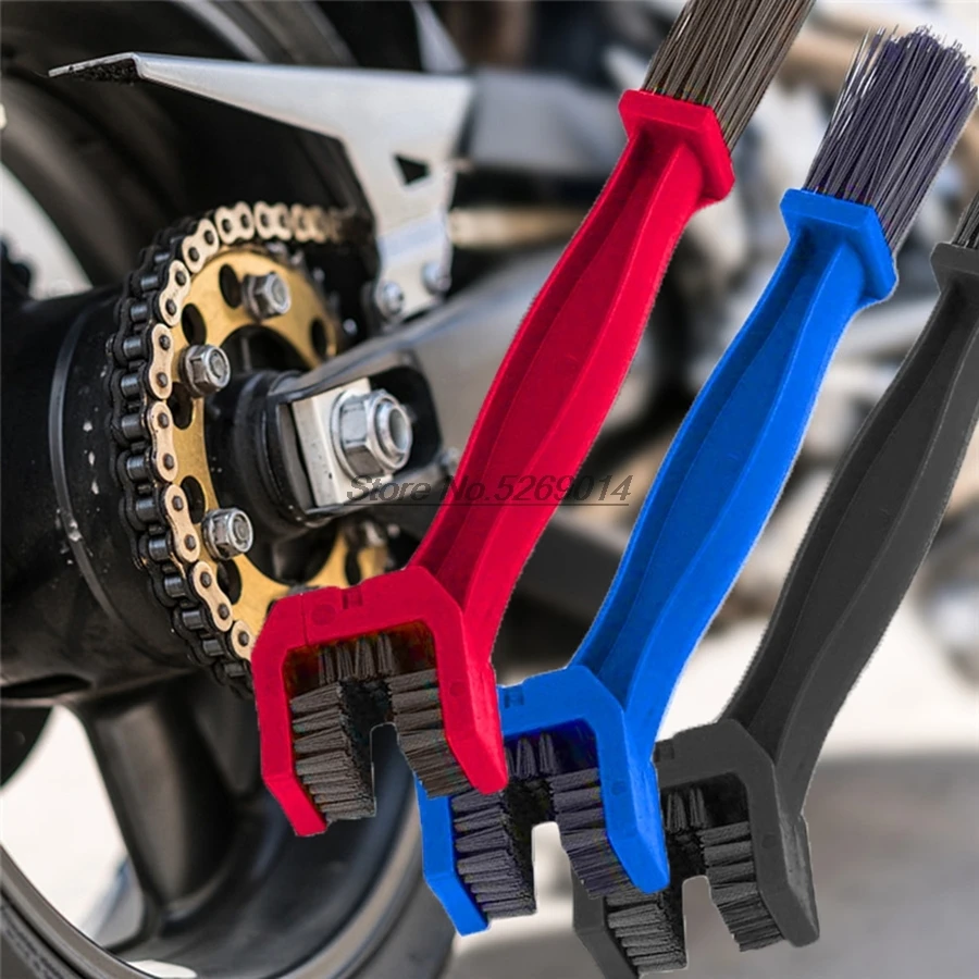 

Motorcycle Chain Brush Cleaner Covers for 800 benelli accessories yamaha drag star 1100 kawasaki er5 honda vfr 1200 z300 ktm