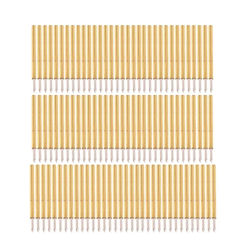 100 Pcs Dia 1.02mm Length 15.85mm 100g Spring Test Probe Pogo Pin Tool P75-B1 image 1
