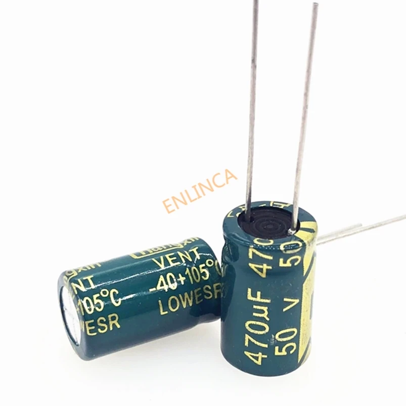 Electrolytic Capacitor Aluminum Capacitor Aluminum Electrolytic Capacitor 20pcs/lot 50V 470UF 10*17MM high frequency low impedance aluminum electrolytic capacitor 470uf 50v 20%