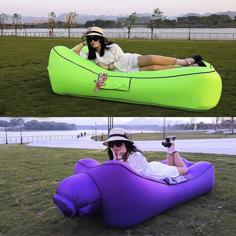 Fast Inflatable Air Sofa Bed Sleeping Chair Inflatable Couch Lazy