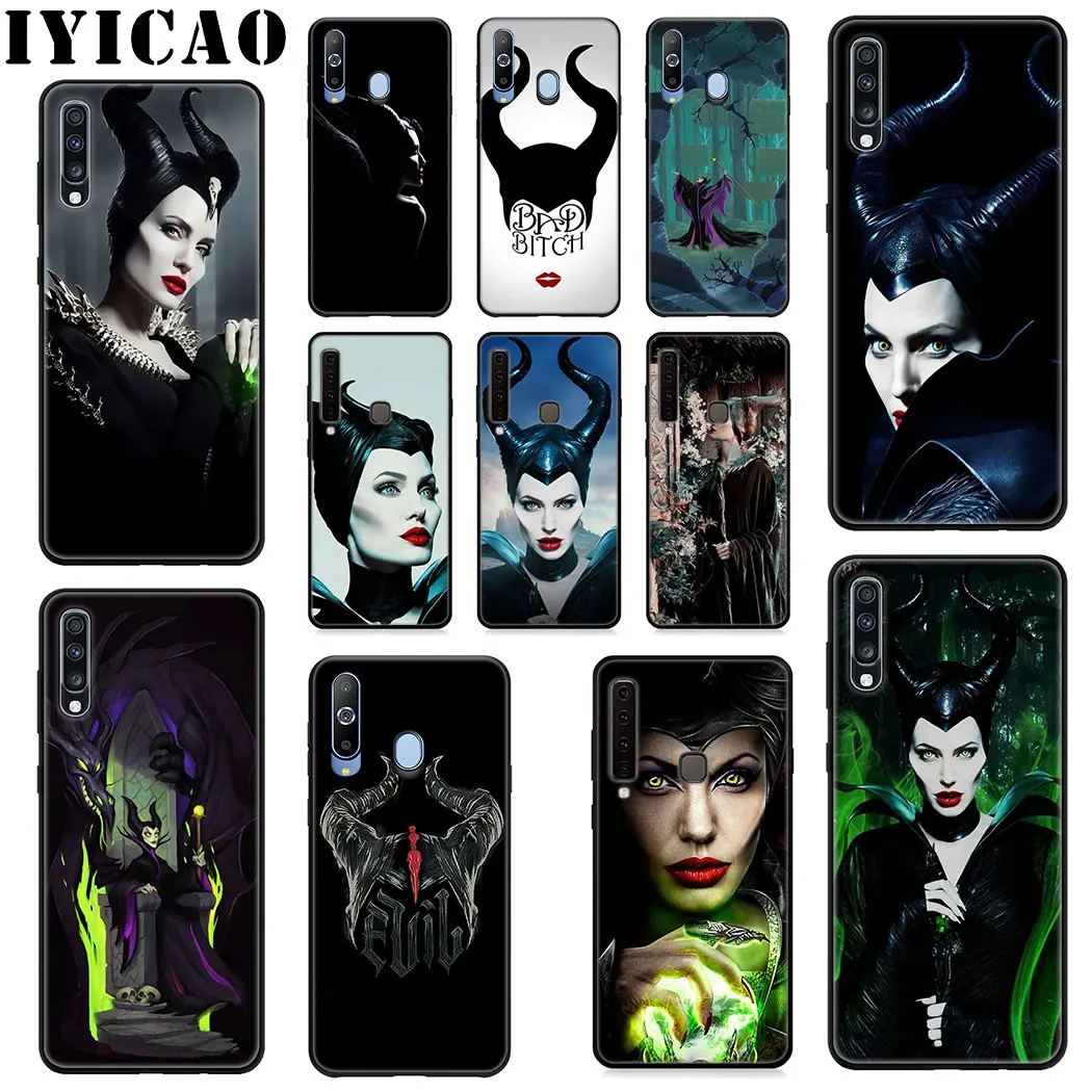 Мягкий силиконовый чехол Maleficent для Samsung Galaxy A20E A9 A8 A7 A6 Plus A5 A3 A2 Core TPU | Мобильные