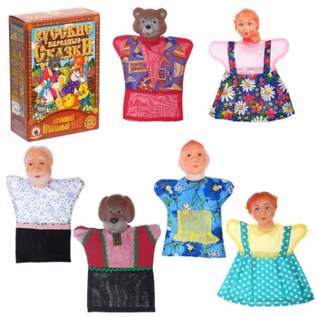 

Masha and the bear puppet theater in a new package
