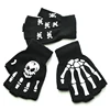 Fashion Halloween Style Gloves Horror Skull Bone Skeleton Half Gloves Novelty Unisex Mittens Winter Warmer Gloves ► Photo 2/6