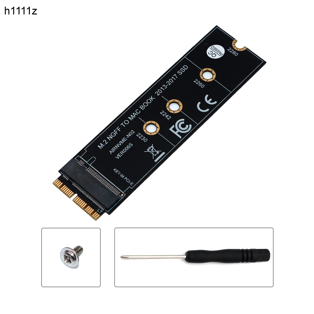 Адаптер M.2 NGFF PCIe AHCI SSD адаптер для MACBOOK Air 2013 2014 2015 2017 A1466 Pro A1398 A1502 A1419 Apple | Компьютеры