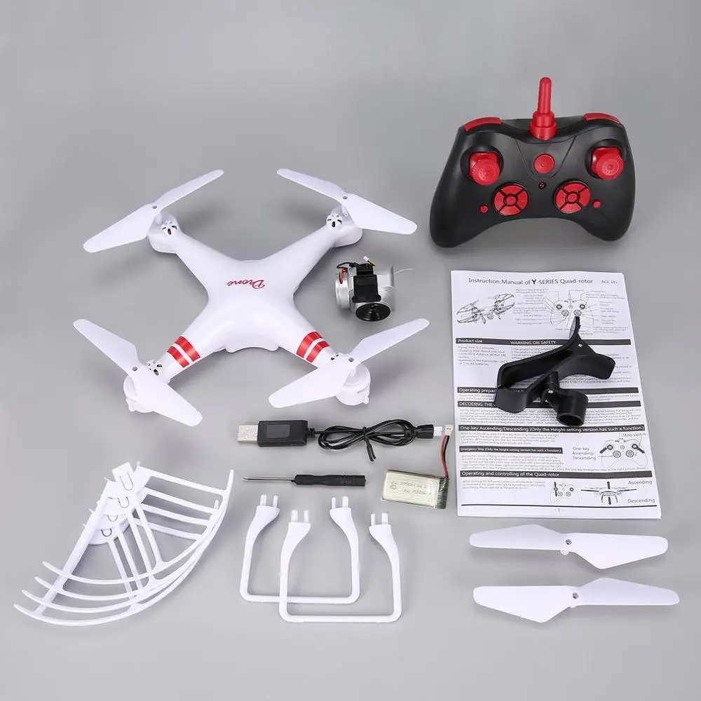 KY101S WiFi FPV широкоугольный 720P камера селфи RC Дрон режим удержания высоты Безголовый 3D переворачивает один ключ возврата Квадрокоптер 18 минут - Цвет: Белый