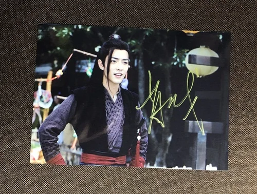 hand signed YIBO Xiao Zhan autographed group photo The Untamed 5*7 89L - Цвет: Xiao Zhan 5