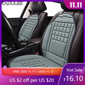 

KADULEE 12V Heated car seat cover for Isuzu all models D-MAX mu-X Winter Pad Cushions car styling front car seats