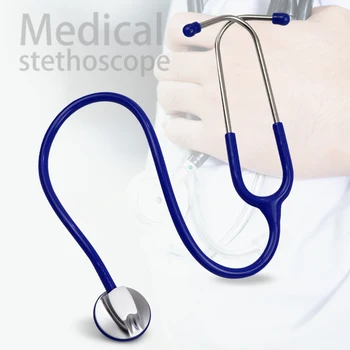 

Single Head Medical Cardiology Doctor Stethoscope Professional Heart Cute Estetoscopio Nurse Student with Name Tag