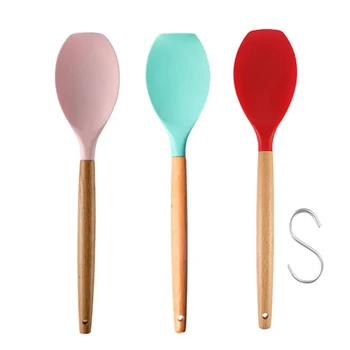 

Spoon Salad Large Serving Spoon Salad Hands Silicone Salad Server Set