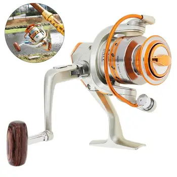 

3000 Series 12 Ball Bearing 5.5:1 Fishing Reel Saltwater Freshwater Spinning Wheel with Metal Line Cup & Handle