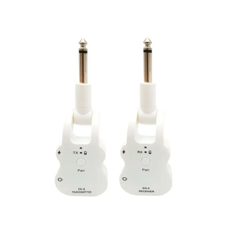 

Guitar Pickup 2.4GHZ Wireless Built-in Rechargeable Lithium Battery Plug-and-play Digital Transmitter Receiver For Electric Guit