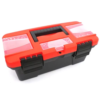 

Plastic Organizer Storage Box Thickened Red Woodworking Power Toolbox Hardware Organizing Storage Boxes