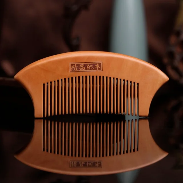 Of Carve Patterns or Designs on Woodwork Wooden Comb Combs Anti-static Portable Massage Scalp Care Abortion Custom D