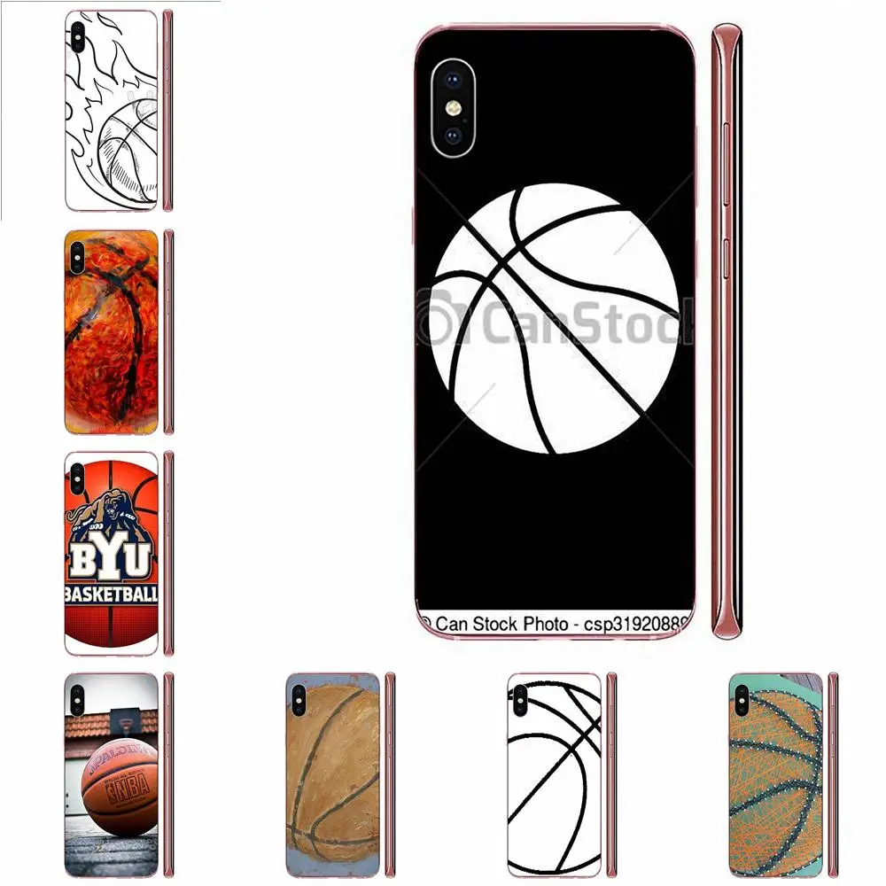 Прозрачный чехол из ТПУ для Apple iPhone 4 4S 5 5C 5S SE SE2 6 6S 7 8 11 Plus Pro X XS Max XR баскетбольный