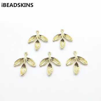 

New arrival! 26x22mm 100pc Zinc Alloy Leaves shape Charm for HandMade Earrings Parts Jewelry Findings Jewelry Necklace DIY