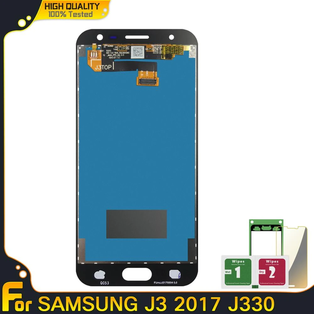 Lcd Display For Samsung Galaxy J3 17 J330 J330f Phone Display Touch Screen Digitizer Assembly J3 Pro J330 Lcd Replacement Mobile Phone Lcd Screens Aliexpress