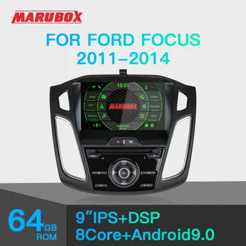 

MARUBOX For Ford Focus 3 2011 to 2014 Car Multimedia Player Android 9.0 GPS Car Radio Audio Auto 8 Cores 64G, IPS, DSP KD9019