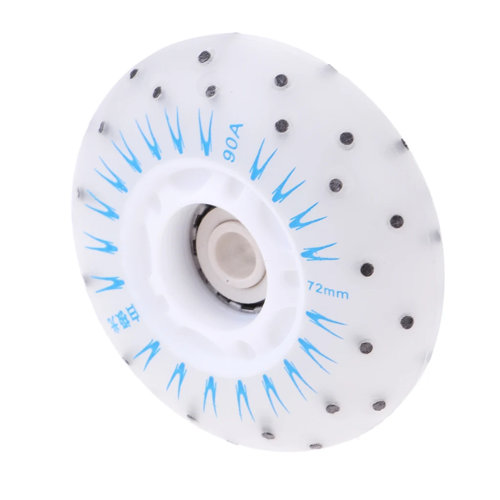 4pcs Multicolour Flashing Roller Replacement PU Flash Speed Skating Wheels Light Up Wheels for Adults Kids Roller Wheels