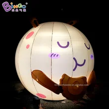 Бинго®3*3 м высокий надувной лунный кролик воздушный шар кролик мультфильм Надувное освещение декор для магазина/торгового центра
